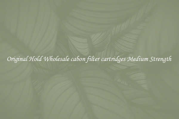 Original Hold Wholesale cabon filter cartridges Medium Strength 