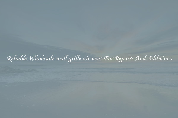 Reliable Wholesale wall grille air vent For Repairs And Additions