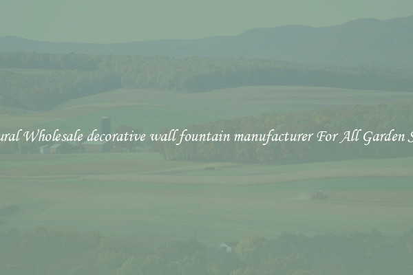 Natural Wholesale decorative wall fountain manufacturer For All Garden Styles