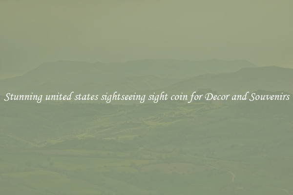 Stunning united states sightseeing sight coin for Decor and Souvenirs
