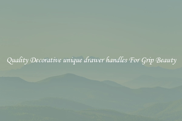 Quality Decorative unique drawer handles For Grip Beauty