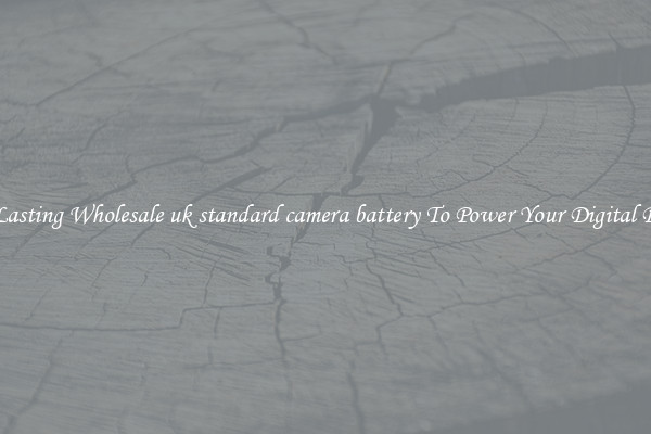Long Lasting Wholesale uk standard camera battery To Power Your Digital Devices