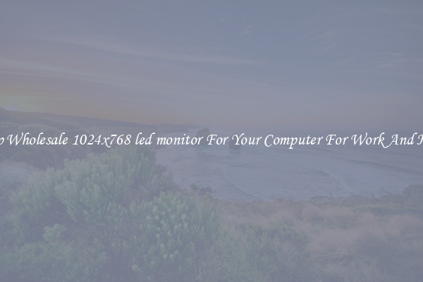 Crisp Wholesale 1024x768 led monitor For Your Computer For Work And Home