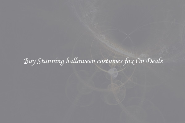 Buy Stunning halloween costumes fox On Deals
