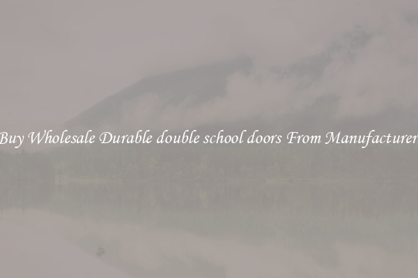 Buy Wholesale Durable double school doors From Manufacturers