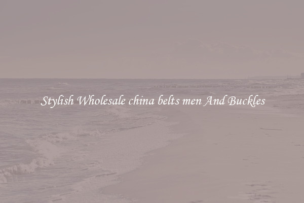 Stylish Wholesale china belts men And Buckles